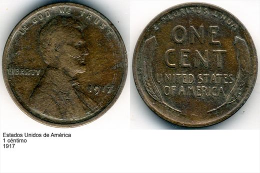 EUA - Centimo 1 - 1917 - G6 A1 H05 L4C4