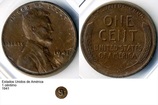 EUA - Centimo 1 - 1941 - G6 A1 H05 L6C1