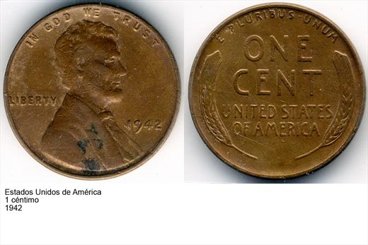 EUA - Centimo 1 - 1942 - G6 A1 H05 L6C3