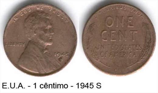EUA - Centimo 1 - 1945 S