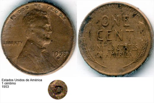 EUA - Centimo 1 - 1953 - G6 A1 H06