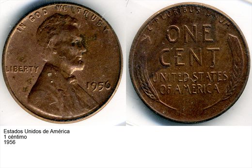 EUA - Centimo 1 - 1956 - G6 A1 H06 L1C4