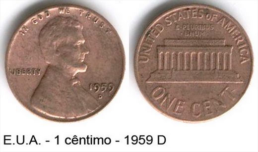 EUA - Centimo 1 - 1959 D