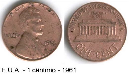 EUA - Centimo 1 - 1961