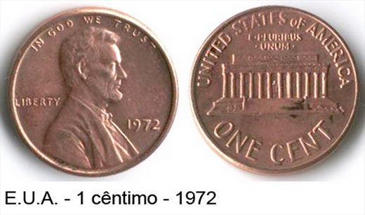 EUA - Centimo 1 - 1972