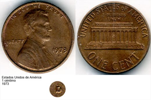 EUA - Centimo 1 - 1973 - G6 A1 H06 L4C3