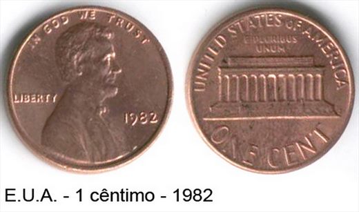 EUA - Centimo 1 - 1982