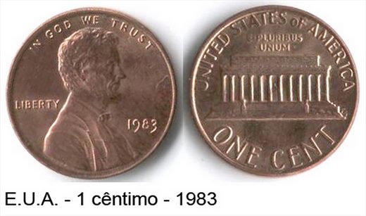 EUA - Centimo 1 - 1983