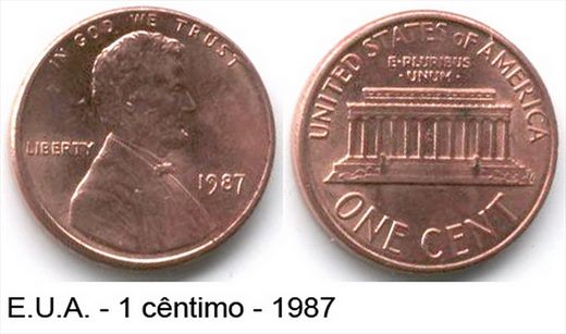 EUA - Centimo 1 - 1987