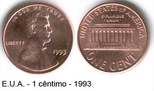 EUA - Centimo 1 - 1993