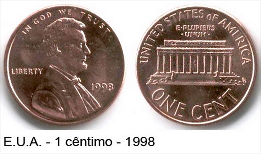 EUA - Centimo 1 - 1998