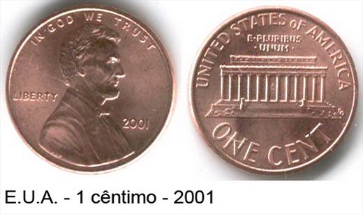 EUA - Centimo 1 - 2001