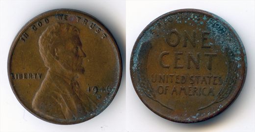 EUA - Centimo 1 - 1946 D