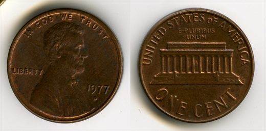 EUA - Centimo 1 - 1977