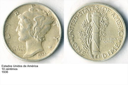 EUA - Centimo 10 - 1936 - G6 A1 H07 L1C3
