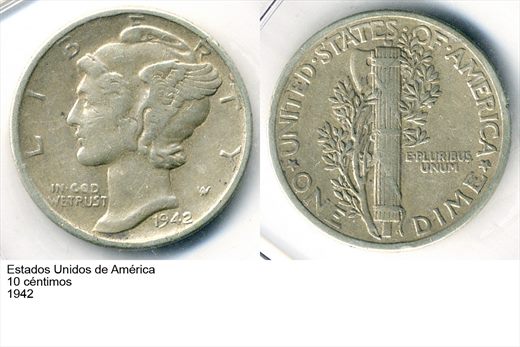 EUA - Centimo 10 - 1942 - G6 A1 H07 L1C4