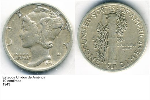EUA - Centimo 10 - 1943 - G6 A1 H07 L1C5