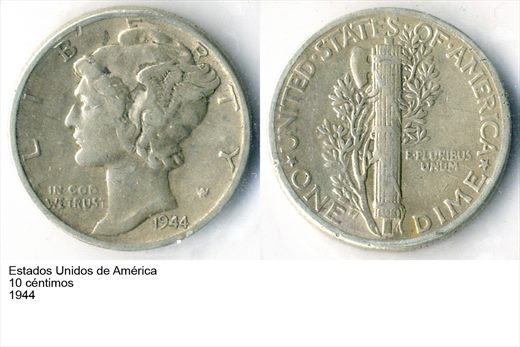 EUA - Centimo 10 - 1944 - G6 A1 H07 L1C6