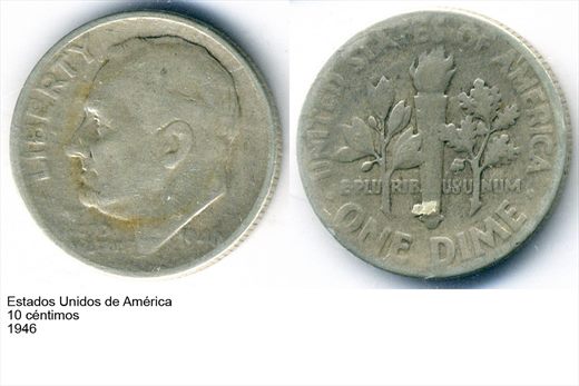 EUA - Centimo 10 - 1946 - G6 A1 H07 L2C1