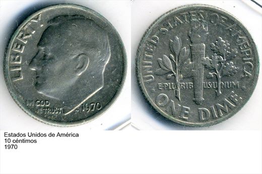EUA - Centimo 10 - 1970 - G6 A1 H07 L3C6