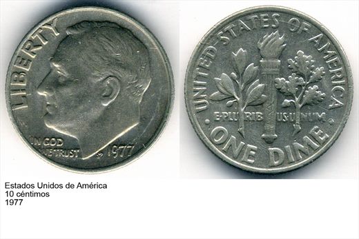 EUA - Centimo 10 - 1977 - G6 A1 H07 L5C4