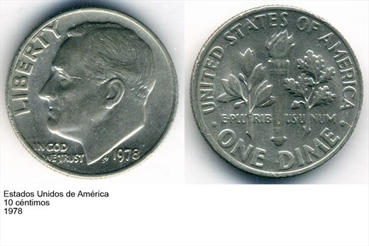 EUA - Centimo 10 - 1978 - G6 A1 H07 L5C5