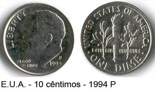 EUA - Centimo 10 - 1994 P