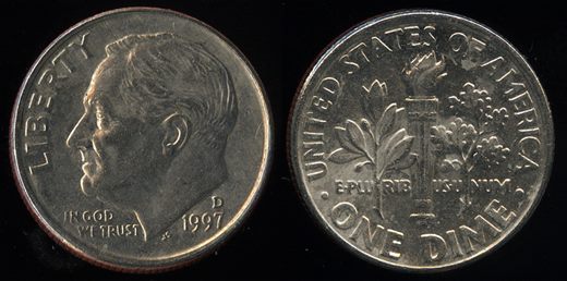 EUA - Centimo 10 - 1997 D