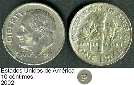 EUA - Centimo 10 - 2002 P