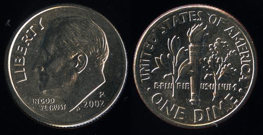 EUA - Centimo 10 - 2002 P