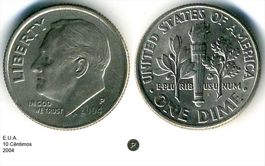 EUA - Centimo 10 - 2004 P