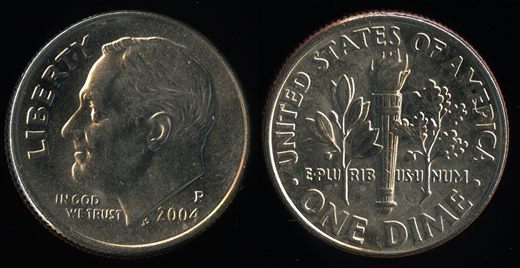 EUA - Centimo 10 - 2004 P
