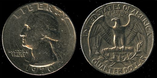 EUA - Centimo 25 - 1970