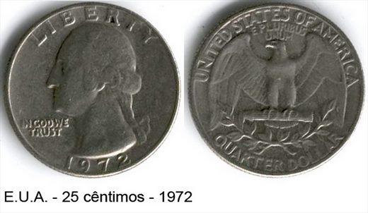EUA - Centimo 25 - 1972