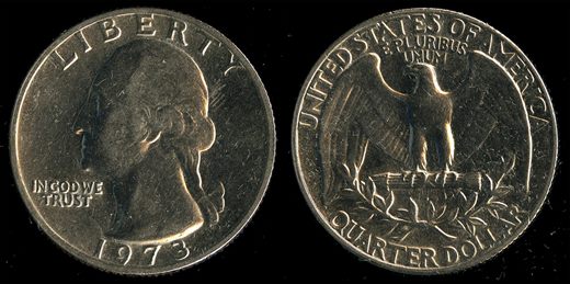 EUA - Centimo 25 - 1973