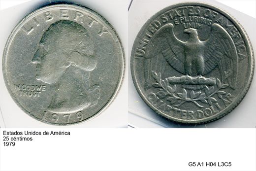 EUA - Centimo 25 - 1979 - G5 A1 H04 L3C5