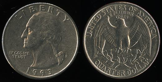 EUA - Centimo 25 - 1993 P