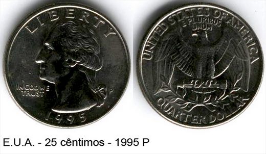 EUA - Centimo 25 - 1995 P
