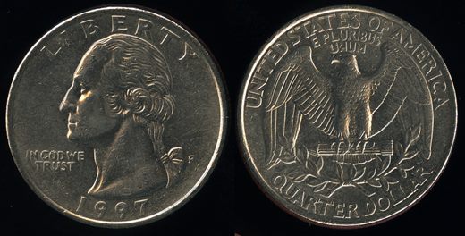 EUA - Centimo 25 - 1997 P