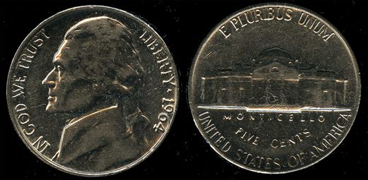 EUA - Centimo 5 - 1964