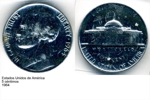 EUA - Centimo 5 - 1964 - G6 A1 H08 L4C4