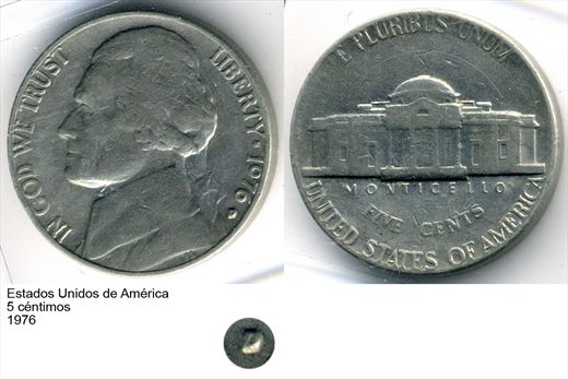 EUA - Centimo 5 - 1976 - G6 A1 H08 L6C1
