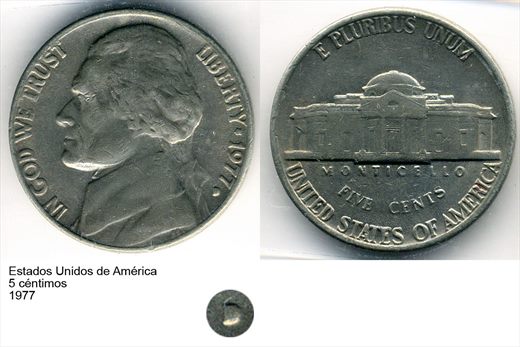 EUA - Centimo 5 - 1977 - G6 A1 H08 L6C3