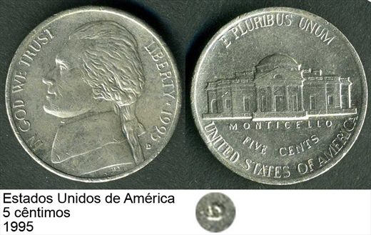 EUA - Centimo 5 - 1995 D