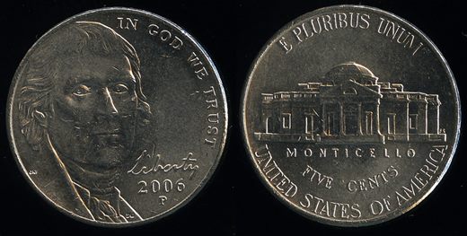 EUA - Centimo 5 - 2006 P