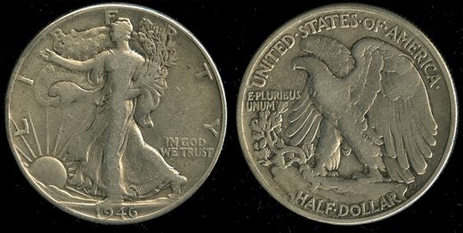 EUA - Centimo 50 - 1946