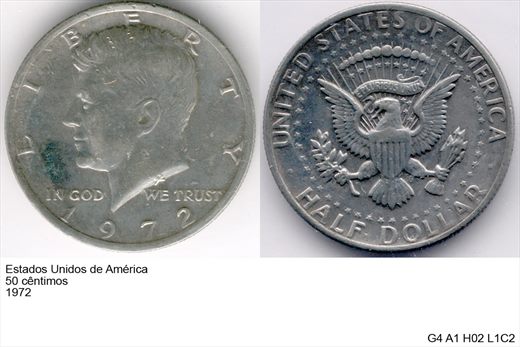 EUA - Centimo 50 - 1972 - G4 A1 H02