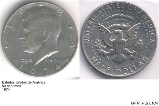 EUA - Centimo 50 - 1974 - G4 A1 H02 L1C4
