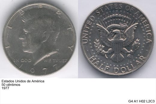 EUA - Centimo 50 - 1977 - G4 A1 H02 L2C3