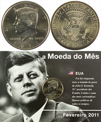 EUA - Centimo 50 - 2011 (Moeda do Mes Fevereiro 2011)